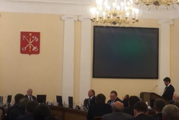 Дмитрий Панов выступил на заседании Правительства Санкт-Петербурга