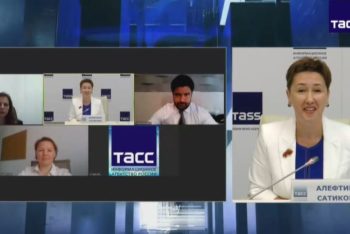 На пресс-конференции в ТАСС петербургская 