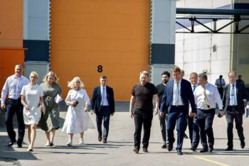 Председатель регионального отделения посетил крупнейшее научно-производственное предприятие Петербурга АО НПП «Радар ммс»