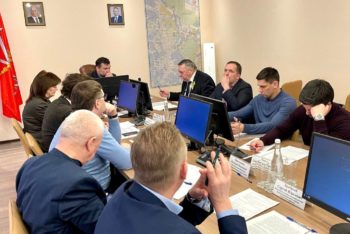 Дмитрий Панов присоединился к совещанию с главой Администрации Красногвардейского района